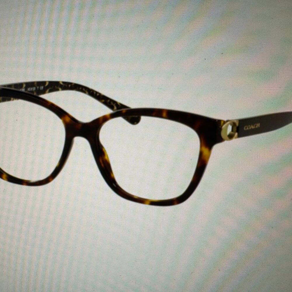 Coach HC6120 5507 Dark Tortoise 54-16-140 Women’s Eyeglasses Demo Lens And Case